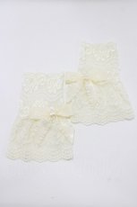 画像1: m petit by misako / AOショートアームカバー  アイボリー H-26-05-07-071-LO-ZA-NS-ZH (1)