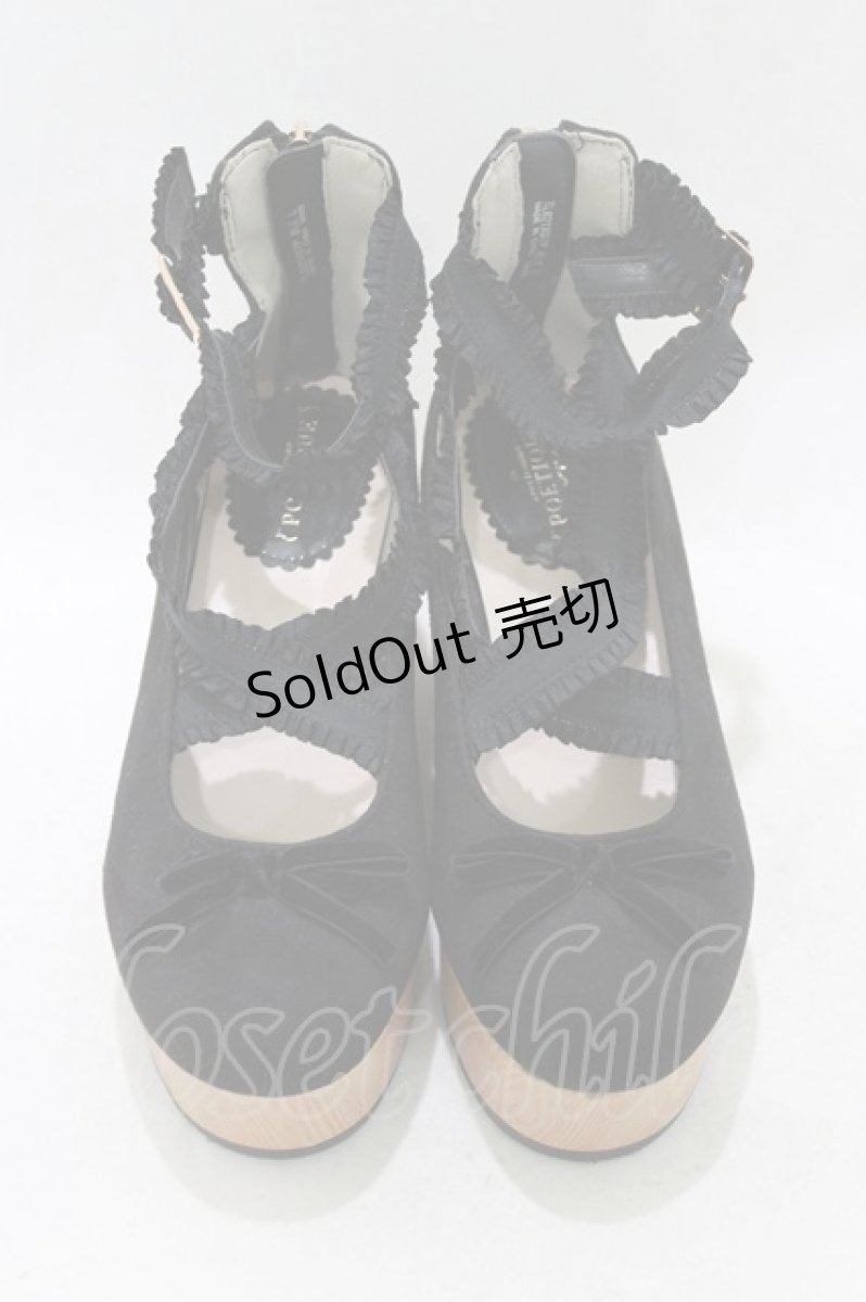 画像1: axes femme POETIQUE / バレリーナシューズ L ブラック H-26-05-07-080-AX-SH-NS-ZH (1)