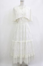 画像1: axes femme / ローズレースケープワンピース L オフ H-26-05-07-010-AX-OP-NS-ZH (1)