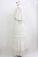 画像2: axes femme / ローズレースケープワンピース L オフ H-26-05-07-010-AX-OP-NS-ZH (2)