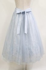 画像3: axes femme POETIQUE / レース×チュールスカート M サックス H-26-05-07-013-AX-SK-NS-ZH (3)