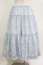 画像3: m petit by misako / NINA'S/RVパニエスカート LL サックス/アイボリー リバーシブル H-26-05-07-014-LO-SK-NS-ZH (3)