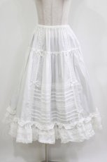 画像1: Innocent World / シュクレレースペチスカート M/79cm丈 オフ白 H-26-05-07-016-IW-SK-NS-ZH (1)