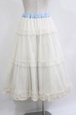 画像7: m petit by misako / NINA'S/RVパニエスカート M サックス/アリボリー リバーシブル H-26-05-07-017-LO-SK-NS-ZH (7)