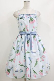 Emily Temple cute / Fairy Tulipキャミソールワンピース M サックス H
