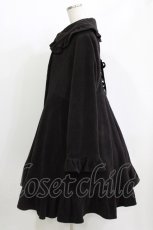 画像2: Lovely MAXICIMAM / ハニードロップコート 大きいサイズ ブラック H-26-05-07-003-LO-CO-NS-ZH (2)