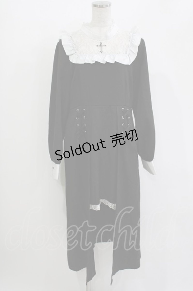 画像1: DearMyLove / ブラックマリアワンピース 3L ブラック H-26-05-08-032-GO-OP-NS-ZH (1)