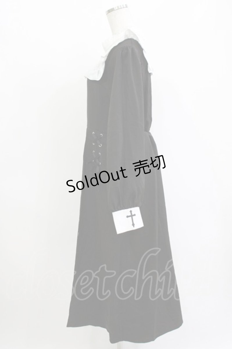 画像2: DearMyLove / ブラックマリアワンピース 3L ブラック H-26-05-08-032-GO-OP-NS-ZH (2)