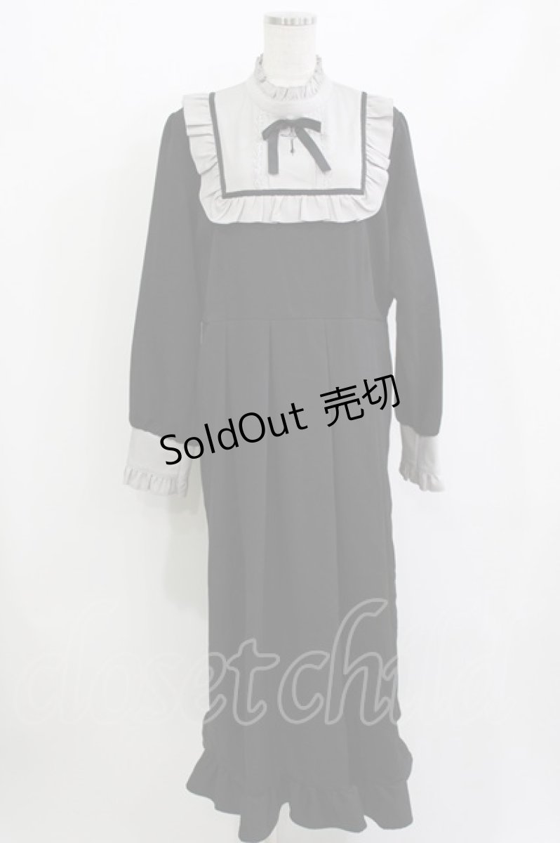 画像1: DearMyLove / クロス刺繍シスターワンピース 4L ブラック/グレー H-26-05-08-033-LO-OP-NS-ZH (1)