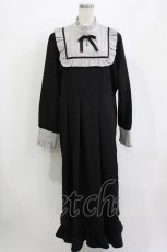 画像1: DearMyLove / クロス刺繍シスターワンピース 4L ブラック/グレー H-26-05-08-033-LO-OP-NS-ZH (1)