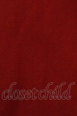 画像4: DearMyLove / ハイネックカフスレースアップブラウス 4L レッド/ブラック H-26-05-08-040-LO-BL-NS-ZH (4)
