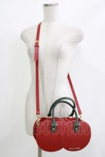 画像1: Maison de FLEUR / チェリーショルダーバッグ  レッド H-26-05-08-058-LO-BG-NS-ZH (1)