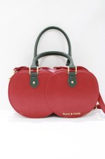 画像2: Maison de FLEUR / チェリーショルダーバッグ  レッド H-26-05-08-058-LO-BG-NS-ZH (2)