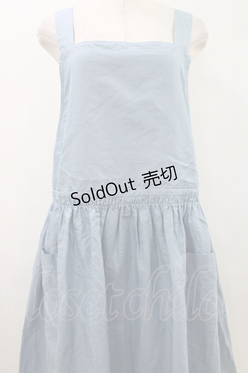 画像4: Jane Marple / Vintage marine tablier skirt  ブルーグレイ×ネイビー H-26-05-08-1009-JM-SK-KB-ZH (4)