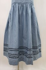 画像5: Jane Marple / Vintage marine tablier skirt  ブルーグレイ×ネイビー H-26-05-08-1009-JM-SK-KB-ZH (5)