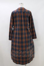 画像3: Jane Marple / British Checkのタブリエドレス  スティールブルー H-26-05-08-1010-JM-OP-KB-ZH (3)