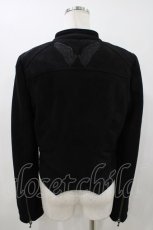 画像2: Rozen Kavalier / 羽根刺繍ライダースジャケット  黒 H-26-05-08-1025-OO-JA-AK-ZH (2)