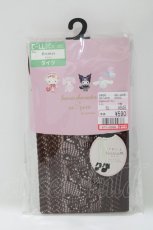 画像1: m petit by misako / ECAMキティタグタイツ L~LL ブラウン H-26-05-08-069-LO-ZA-NS-ZH (1)