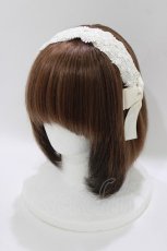 画像1: m petit by misako / TT*AMレースカチューシャ  オフ H-26-05-08-084-LO-AC-NS-ZH (1)
