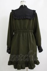 画像3: DearMyLove / クロス刺繍シスターワンピース 4L カーキ H-26-05-08-013-LO-OP-NS-ZH (3)
