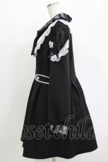 画像2: DearMyLove / 袖レース切替ヨークフリルワンピース 4L ブラック H-26-05-08-014-LO-OP-NS-ZH (2)
