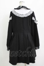 画像3: DearMyLove / 袖レース切替ヨークフリルワンピース 4L ブラック H-26-05-08-014-LO-OP-NS-ZH (3)