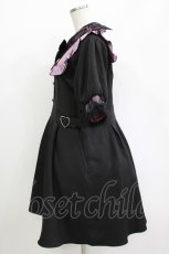 画像2: DearMyLove / レース重ねハートバックルベルトワンピース 4L ブラック/パープル H-26-05-08-019-LO-OP-NS-ZH (2)