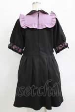 画像3: DearMyLove / レース重ねハートバックルベルトワンピース 4L ブラック/パープル H-26-05-08-019-LO-OP-NS-ZH (3)