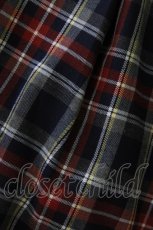 画像4: Secret Honey / タータンチェックフリルスカート M ネイビー H-26-05-08-027-CA-SK-NS-ZH (4)