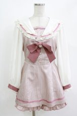 画像1: LIZ LISA / セーラーカラーセットアップ 0 ピンク H-26-05-09-032-LO-OP-NS-ZH (1)