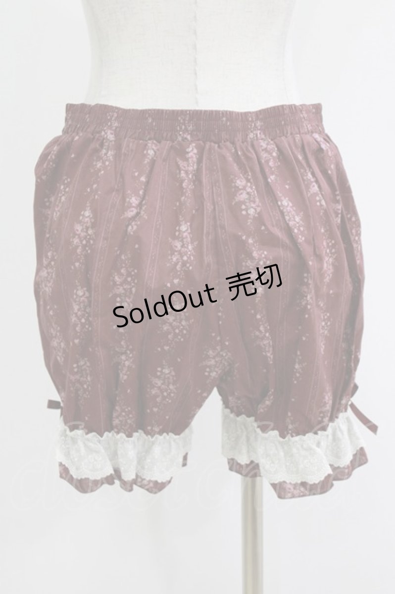 画像3: Kurumi Collaboration / Fairy’s Bouquetドロワーズ L ワイン H-26-05-09-034-LO-PA-NS-ZH (3)