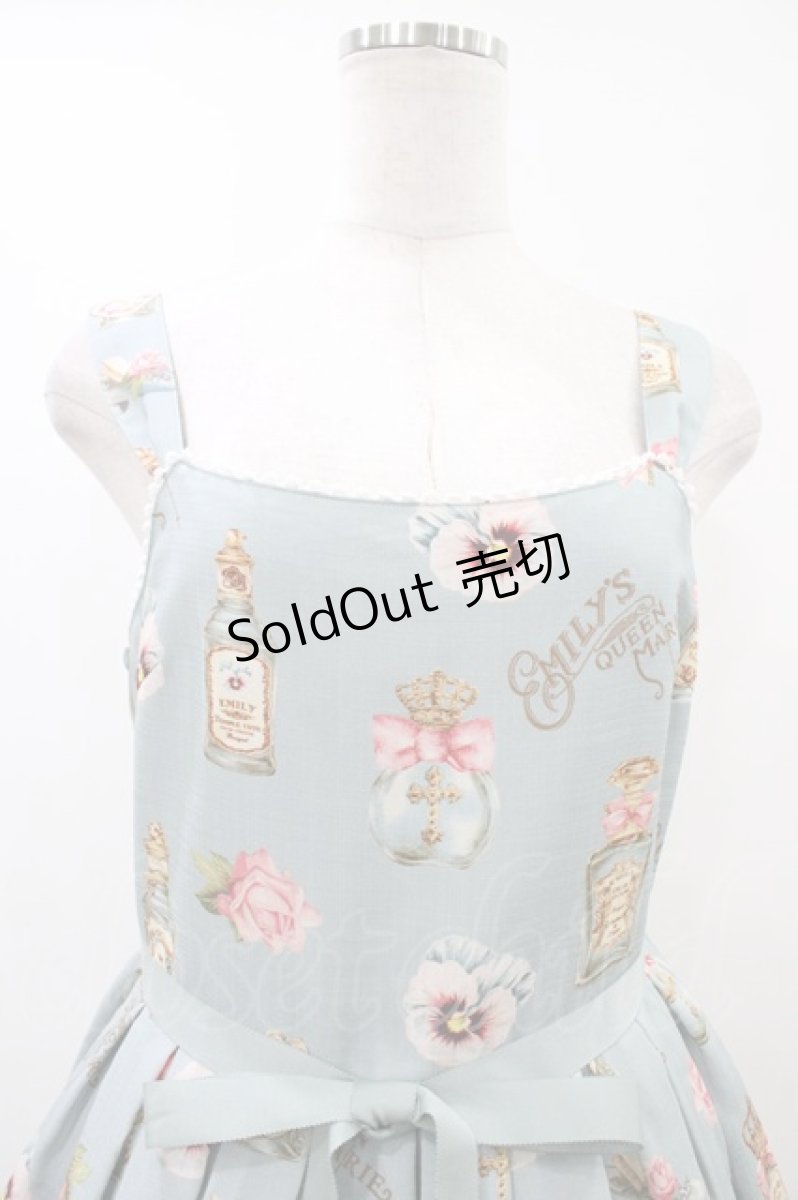 画像4: Emily Temple cute / Revivalノースリーブワンピース  Queen Marie柄ミント H-26-05-09-1028-ET-OP-KB-ZH (4)