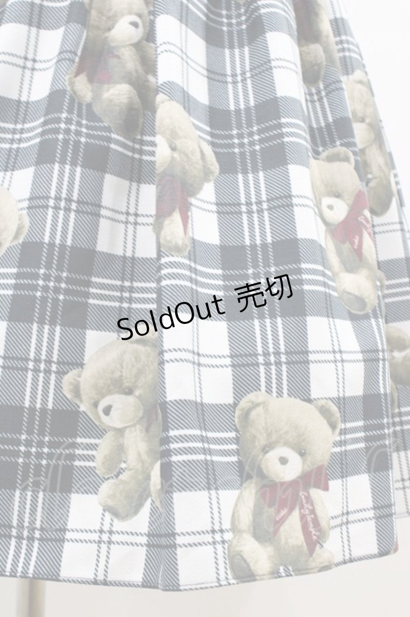 画像5: Emily Temple cute / Teddy Bear Tartanノースリーブワンピース  オフ白 H-26-05-09-1029-ET-OP-KB-ZH (5)