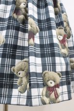 画像5: Emily Temple cute / Teddy Bear Tartanノースリーブワンピース  オフ白 H-26-05-09-1029-ET-OP-KB-ZH (5)
