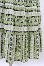 画像4: Jane Marple Dans Le Salon / Autumn gardenスウィッチングスカート M ピスタチオ×アイボリー H-26-05-09-1041-JM-SK-KB-ZH (4)