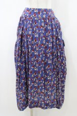 画像1: Jane Marple Dans Le Salon / Dance With Roses Drawstring Skirt  ネイビー H-26-05-09-1044-JM-SK-KB-ZH (1)