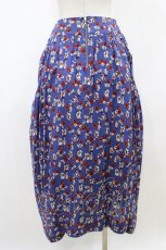 画像2: Jane Marple Dans Le Salon / Dance With Roses Drawstring Skirt  ネイビー H-26-05-09-1044-JM-SK-KB-ZH (2)