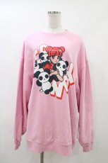 画像1: Candy Stripper / CANDY GIRL SWEATワンピース  ピンク H-26-05-09-1058-PU-OP-KB-ZH (1)
