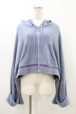 画像1: LAND by MILK BOY / HEART STONE HOODIES  ブルー H-26-05-09-1059-PU-TO-KB-ZH (1)