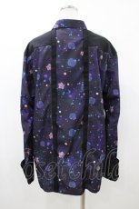 画像2: gouk / 花焔の星空柄ビッグブラウス  ブラック H-26-05-09-1060-GO-BL-KB-ZH (2)