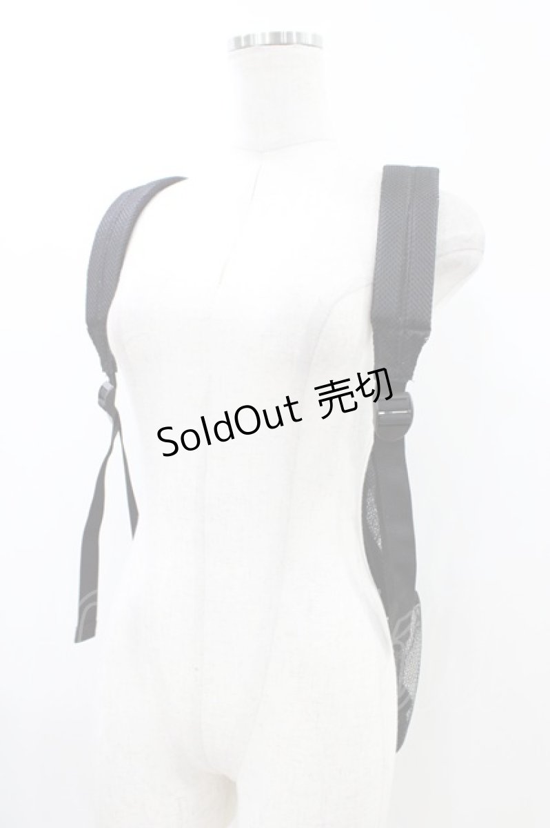 画像2: Candy Stripper / SCAMP CANDYS MESH BACKPACK  ブラック H-26-05-09-1010-PU-BG-KB-ZH (2)