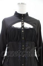 画像4: Ozz Croce / 薔薇刺繍レイヤードワンピース  黒 H-26-05-09-1018-OO-OP-AK-ZH (4)