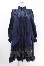 画像1: OZZ ANGELO / Curios Perfumeワンピース  ネイビー H-26-05-09-1020-OO-OP-KB-ZH (1)