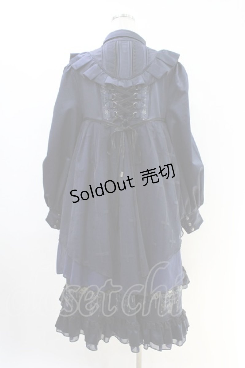 画像2: OZZ ANGELO / Curios Perfumeワンピース  ネイビー H-26-05-09-1020-OO-OP-KB-ZH (2)