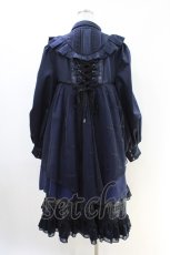 画像2: OZZ ANGELO / Curios Perfumeワンピース  ネイビー H-26-05-09-1020-OO-OP-KB-ZH (2)