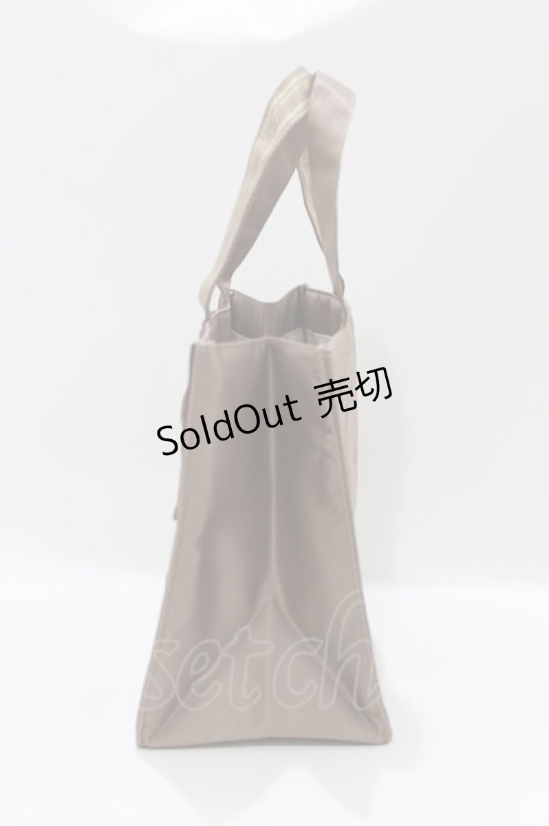 画像2: Maison de FLEUR / FLEURチョコレートスクエアトートバッグ  ブラウン H-26-05-09-057-LO-BG-NS-ZH (2)