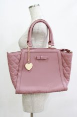 画像1: m petit by misako / サンリオコラボ AMキルティング2WAYバッグ  ピンク H-26-05-09-060-LO-BG-NS-ZH (1)