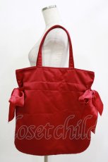 画像2: Maison de FLEUR / ハローキティコラボ/ダブルリボントートバッグ  レッド H-26-05-09-061-LO-BG-NS-ZH (2)