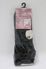 画像1: m petit by misako / AMCSラッセルリボンフリル  ブラック H-26-05-09-069-LO-ZA-NS-ZH (1)