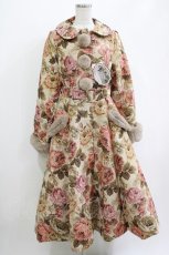 画像1: Kurumi Collaboration / TT*KRMゴブランファーコート L ベージュ H-26-05-09-008-LO-CO-NS-ZH (1)